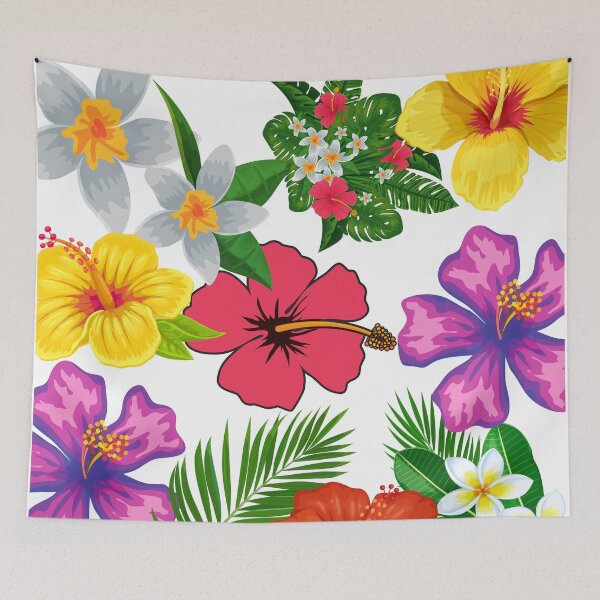 Item preview, tropical flowers designed and sold by bahicharafe.