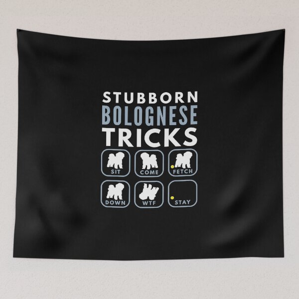 Item preview, Stubborn Bichon Bolognese Tricks - Dog Training designed and sold by DoggyStyles.