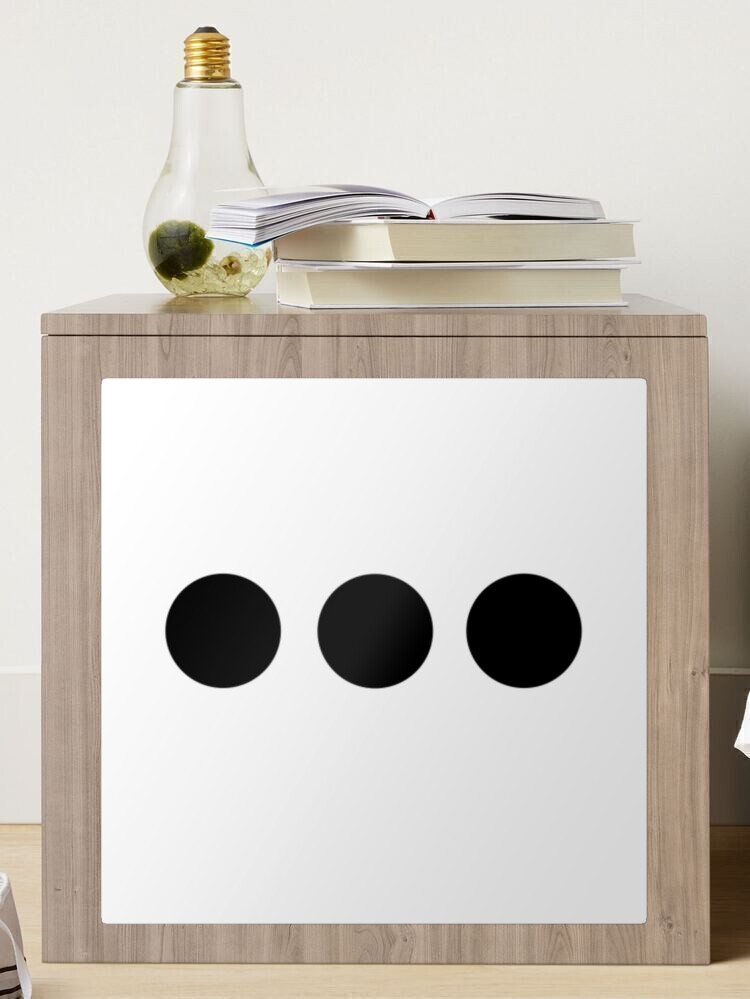 Three Dots Sticker for Sale by Nicole Fullwood