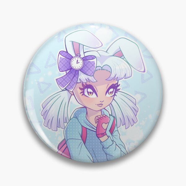 Item preview, Cute Bunny Girl Anime Style designed and sold by MoonbowCollage.