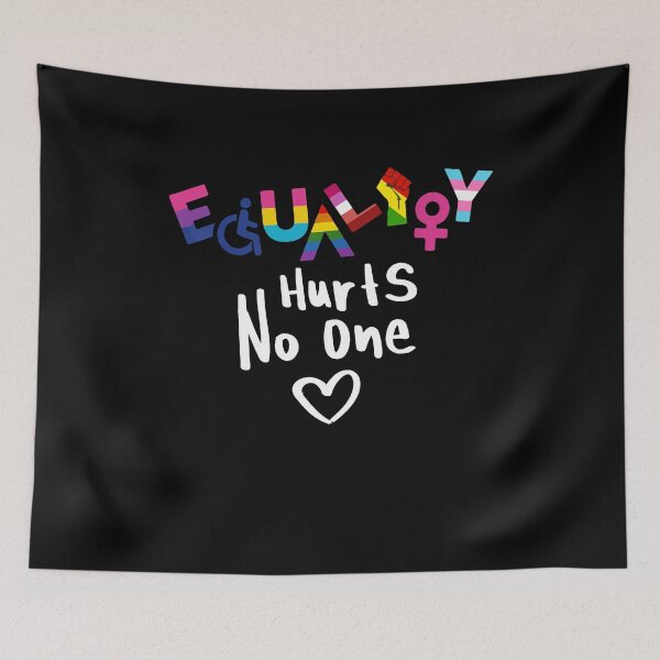Item preview, Equality Hurts No One LGBT Black Disabled Women Rights designed and sold by Dressed For  Duty.