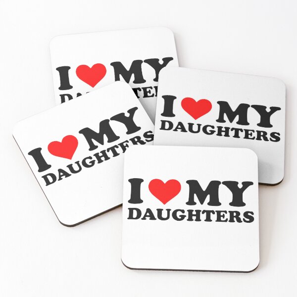 Item preview, I Love My Daughters Funny I Heart Lover Passion Enthusiast designed and sold by TheViralMachine.