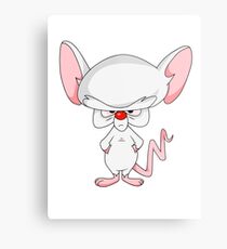 Pinky and The Brain - Brain Metal Print