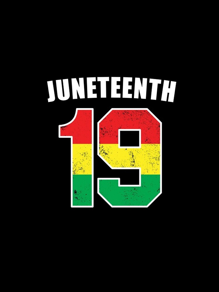 Aperçu 4 sur 4. Coque iPhone avec l'œuvre Juneteenth 19 Jersey Black American Freedom Juneteenth Gear créée et vendue par DynamicDesign.