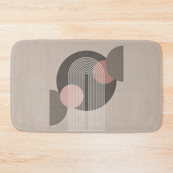 Item preview, Taupe and Blush Geometric designed and sold by Sharon Schwalbe.