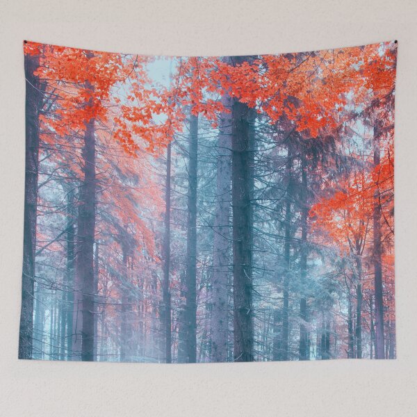 Item preview,  Tapestries,Tapestry,throw blankets,comforters,duvet covers ,shower curtains, Forest art,Tree art,forests, wall art,Nature scene,Forest  designed and sold by eyesight4vision.