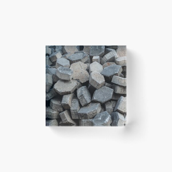 Item preview, An image of many hexagonal bricks on the ground. designed and sold by Kedmaneeshop.