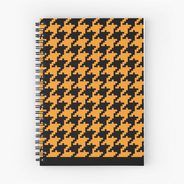 Item preview, Black Orange Digital Houndstooth designed and sold by miraclemaker.
