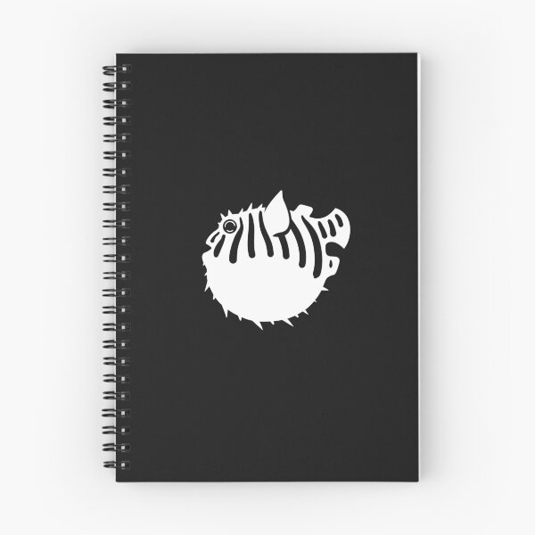Item preview, Puffed up pufferfish, stylized art for fish lovers designed and sold by martodesign.