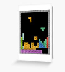 Periodic Tetrominoes Grußkarte