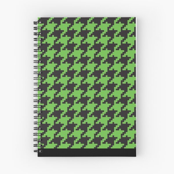 Item preview, Black Green Digital Houndstooth designed and sold by miraclemaker.