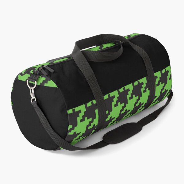 Item preview, Black Green Digital Houndstooth designed and sold by miraclemaker.
