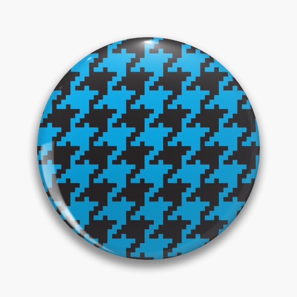 Item preview, Black Cyan Digital Houndstooth designed and sold by miraclemaker.