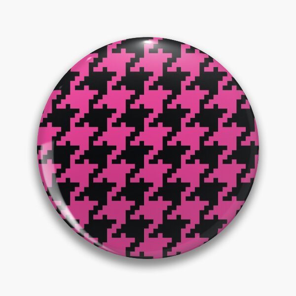 Item preview, Black Pink Digital Houndstooth designed and sold by miraclemaker.