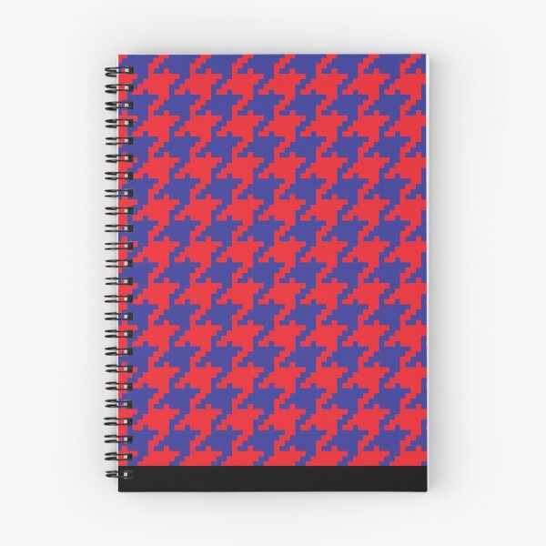 Item preview, Red Blue Digital Houndstooth designed and sold by miraclemaker.