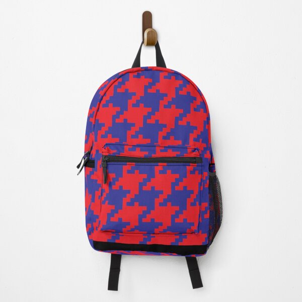 Item preview, Red Blue Digital Houndstooth designed and sold by miraclemaker.