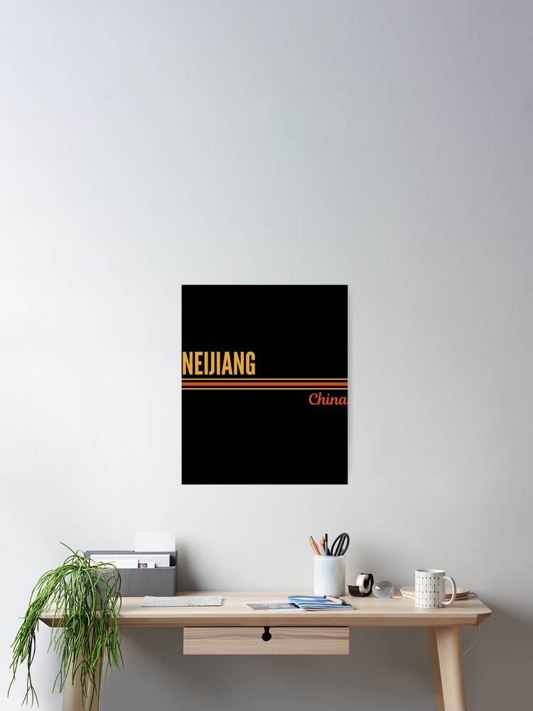 Imagen 2 de 3, Póster con la obra Neijiang China, diseñada y vendida por RileysDesigns.