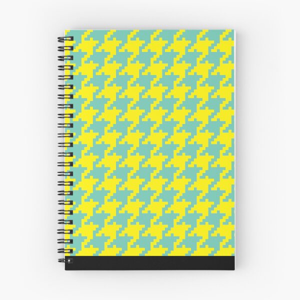 Item preview, Aquamarine Yellow Digital Houndstooth designed and sold by miraclemaker.