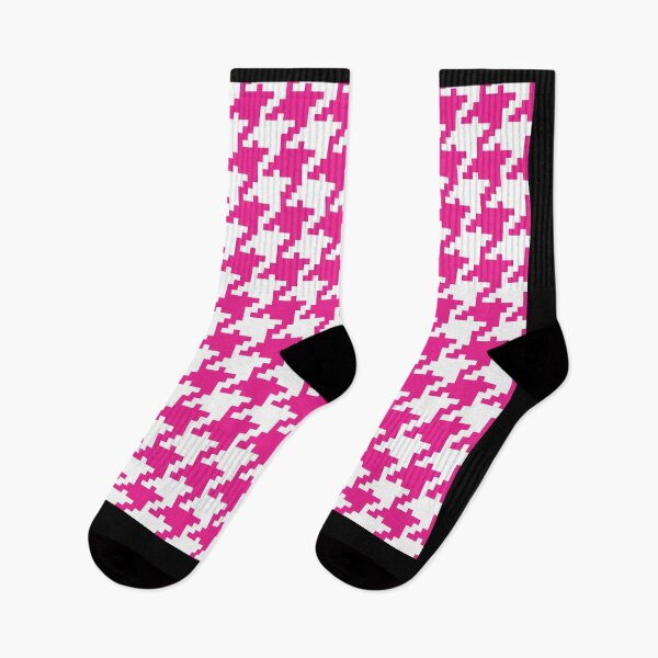 Item preview, White Pink Digital Houndstooth designed and sold by miraclemaker.