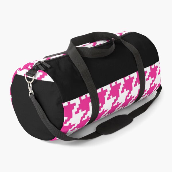Item preview, White Pink Digital Houndstooth designed and sold by miraclemaker.