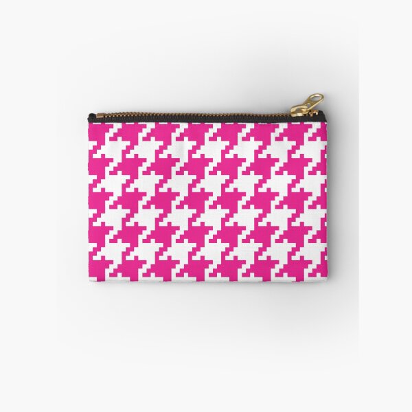 Item preview, White Pink Digital Houndstooth designed and sold by miraclemaker.