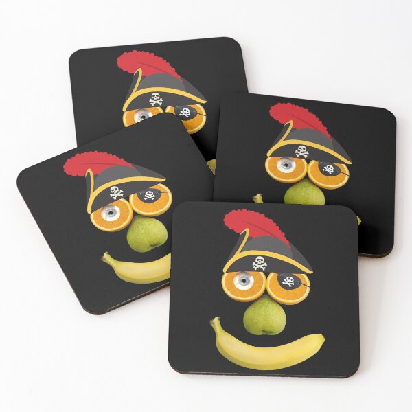 Item preview, Captain Fruityface.  Yarrr!  Silly fruit faced pirate.   designed and sold by Cosmic-Ferret.