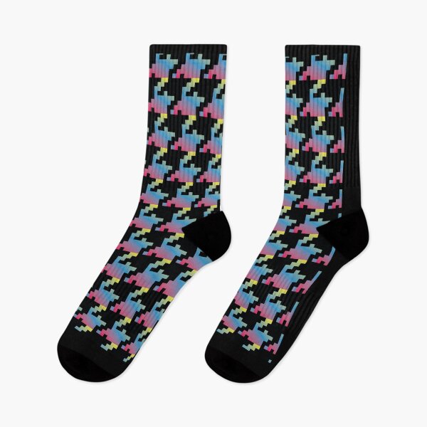 Item preview, Rainbow Fade Digital Houndstooth designed and sold by miraclemaker.