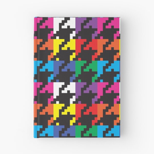 Item preview, Colorful Digital Houndstooth designed and sold by miraclemaker.