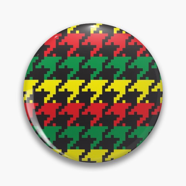 Item preview, Reggae Digital Houndstooth designed and sold by miraclemaker.