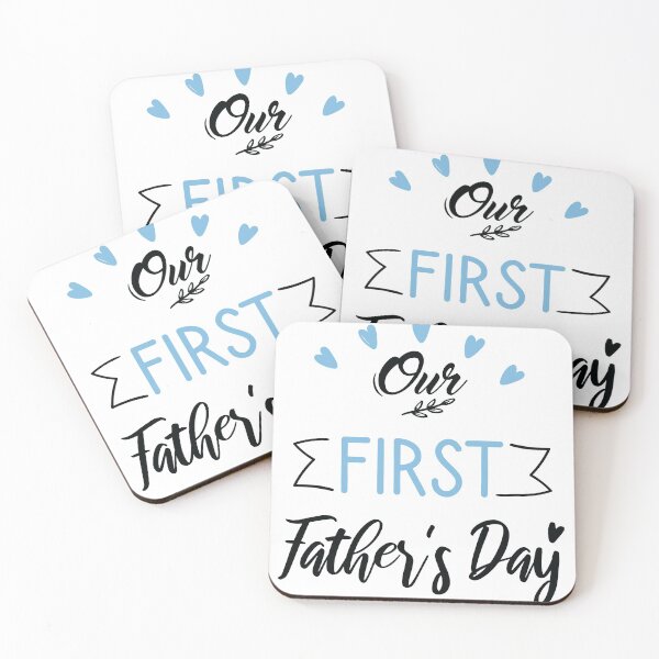 Item preview, Our First Father's Day cute, Our First Father’s Day Boy girl, Our First Father's Day together, baby gift, Our First Father's Day Baby designed and sold by RE PIXEL.