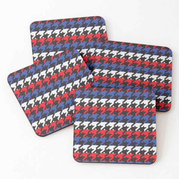 Item preview, Triple Colors Digital Houndstooth designed and sold by miraclemaker.