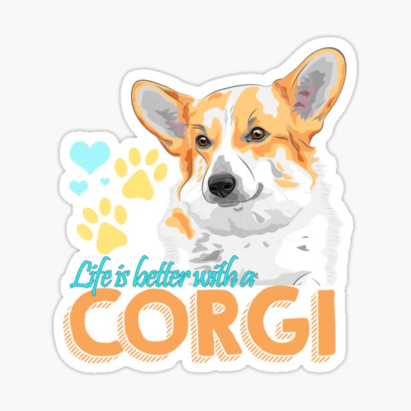Welsh Corgi Pembroke Dog Stickers for Kids Teens Girls 50Pcs Pack Cute  Aesthetic Corgi Pet Dogs Decals for Water Bottle Laptop Guitar Durable  Vinyl