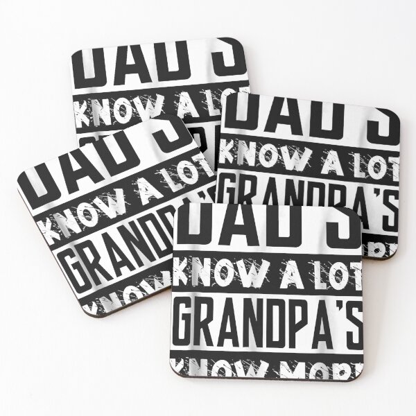 Item preview, Mens Dads knows a lot grandpa knows everything Fathers d designed and sold by JohnathaPhillip.