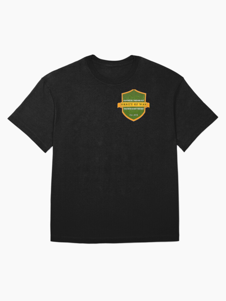 Thumbnail 3 of 7, Oversized T-Shirt, Ersity of Was Badge! designed and sold by Hinsel.