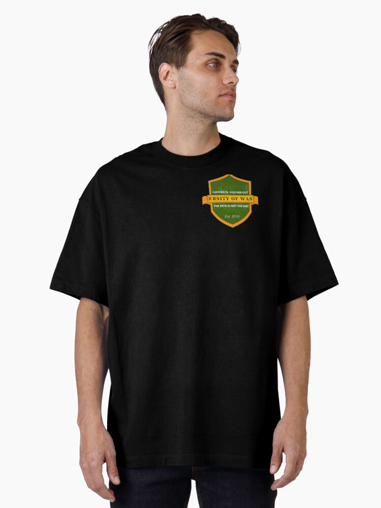 Thumbnail 2 of 7, Oversized T-Shirt, Ersity of Was Badge! designed and sold by Hinsel.