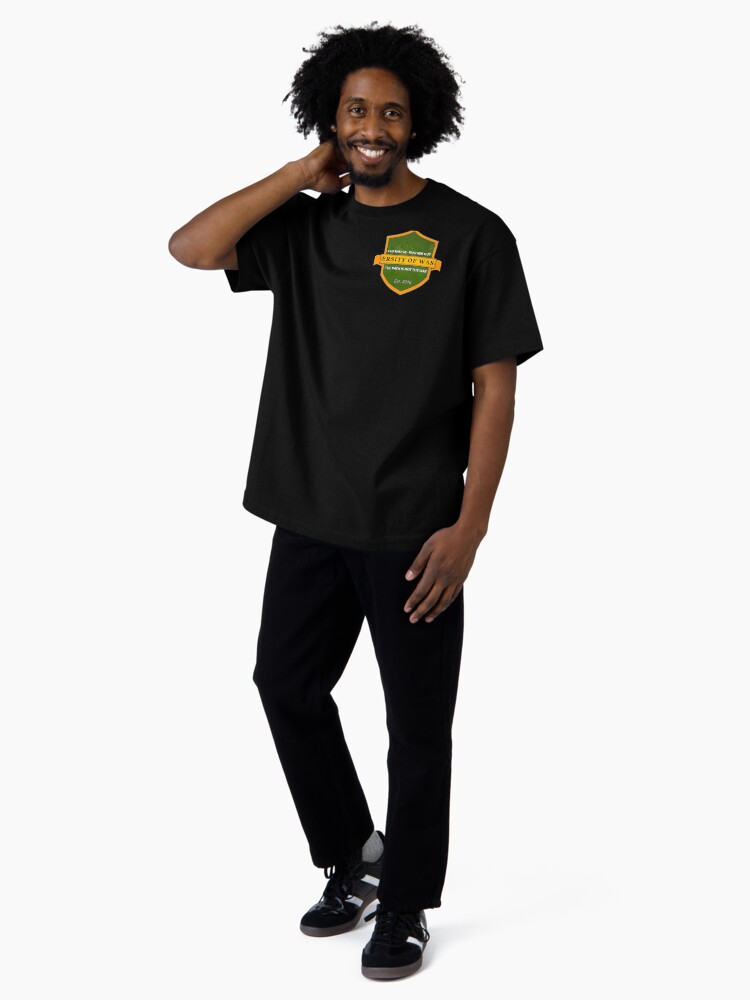 Thumbnail 4 of 7, Oversized T-Shirt, Ersity of Was Badge! designed and sold by Hinsel.