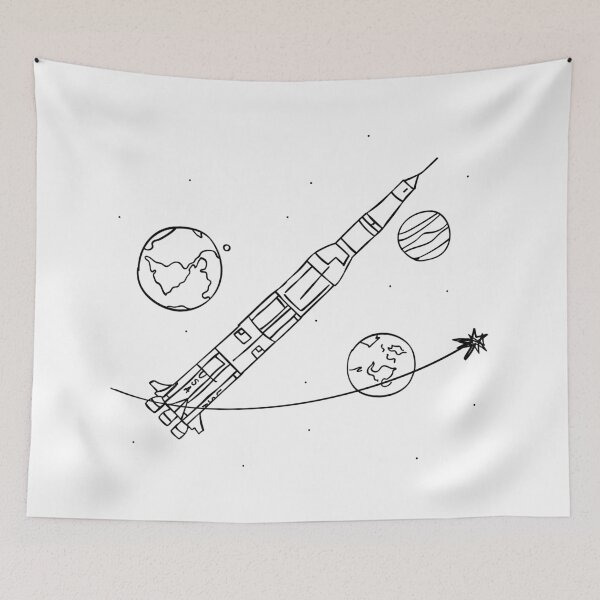 Item preview, Saturn V #1 (Black) designed and sold by GalacticEmpire.