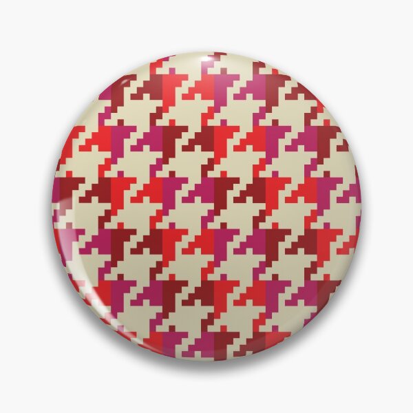 Item preview, Red Velvet Digital Houndstooth designed and sold by miraclemaker.
