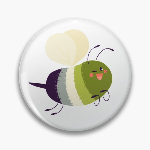 Item preview, Aromantic Pride Bee designed and sold by Scootarooni.