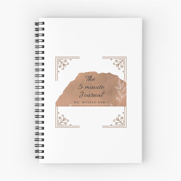 Item preview, The 5 Minute Journal "Me, myself and I" - Selflove and Esteem - MENTAL HEALTH  designed and sold by Elena González Álvarez.
