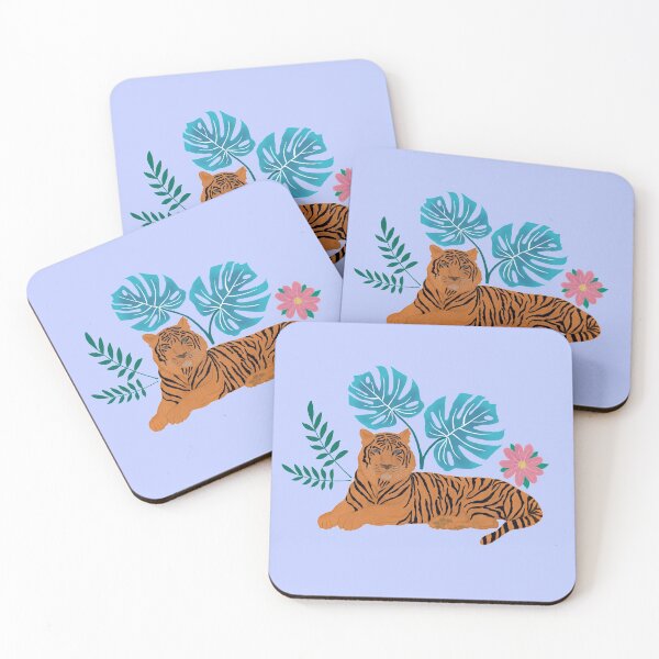 Item preview, Tropical Jungle Tiger  designed and sold by Sarah Wainwright.