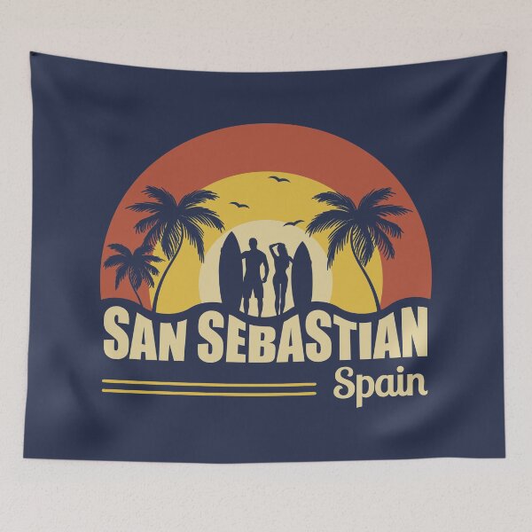 Item preview, San Sebastian Spain Summer Surfing Design designed and sold by CynthiaGraphics.