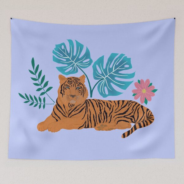 Item preview, Tropical Jungle Tiger  designed and sold by Sarah Wainwright.