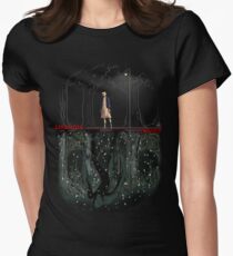 Upside down Women's Fitted T-Shirt