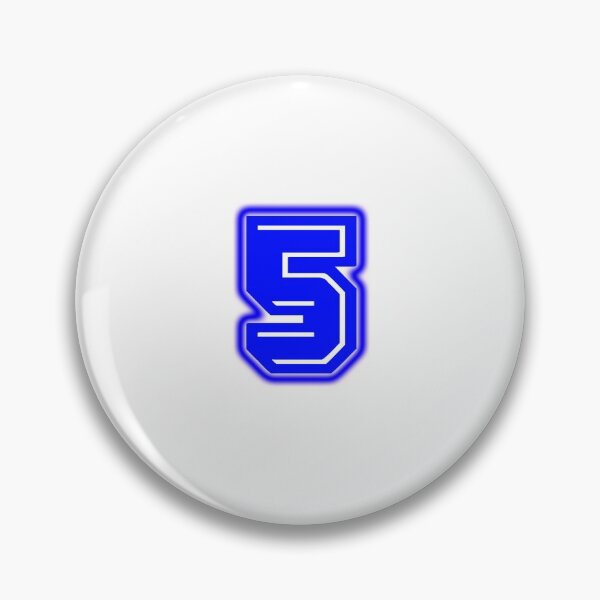 Item preview, Blue Number 5 designed and sold by sport-blue.