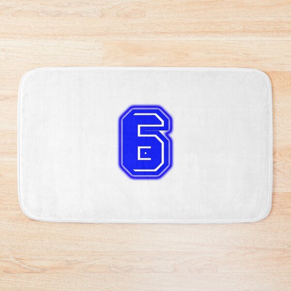 Item preview, Blue Number 6 designed and sold by sport-blue.