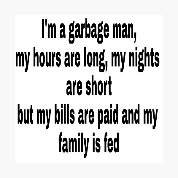 Item preview, garbage man tshirt, gift for garbage man, stickers for garbage man designed and sold by Jessiecrow87.