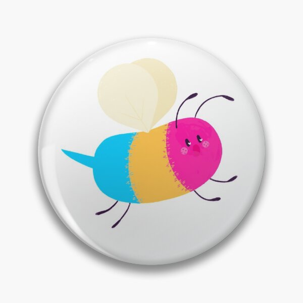 Item preview, Pansexual Pride Bee designed and sold by Scootarooni.