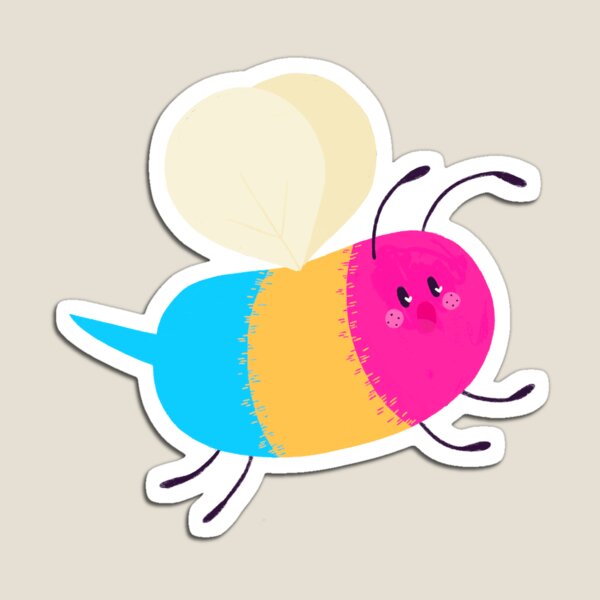 Item preview, Pansexual Pride Bee designed and sold by Scootarooni.