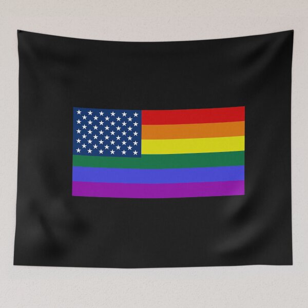 Item preview, Vintage USA LGBTQ Funny flag illustration  designed and sold by garniturex.